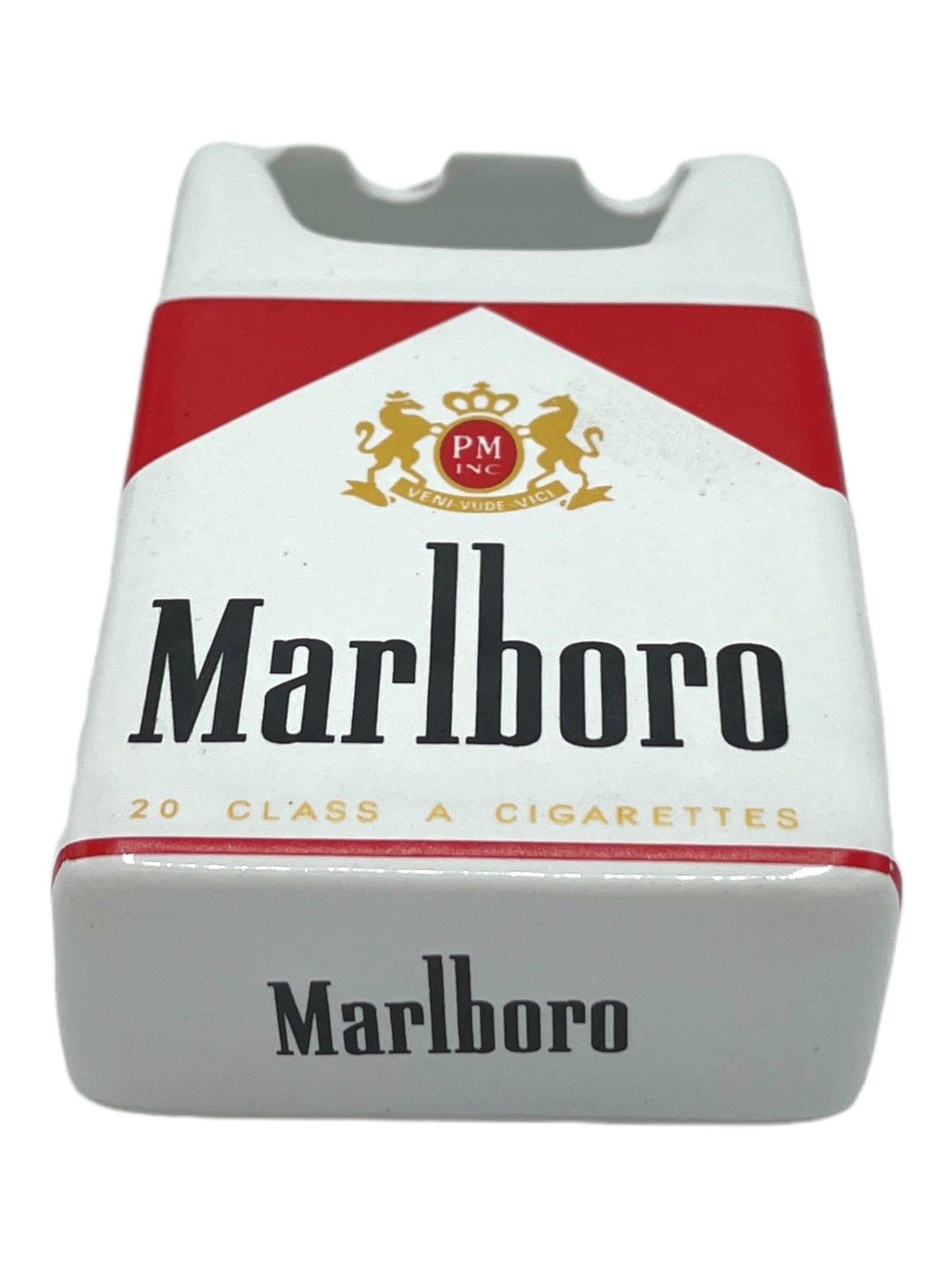 Marlboro Glass Cigarette Case Ashtray