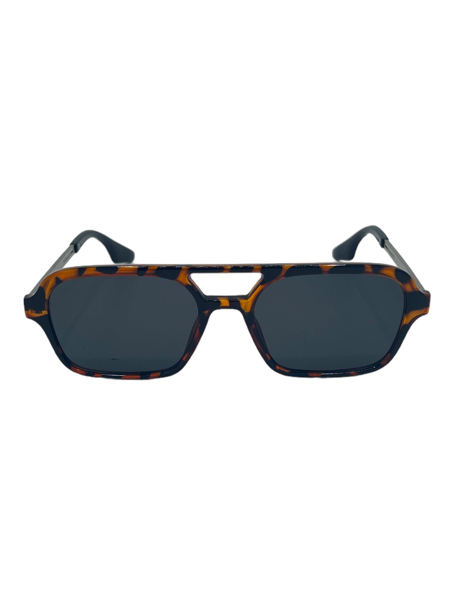 Rectangle Frame Aviator Style Everyday Sunglasses