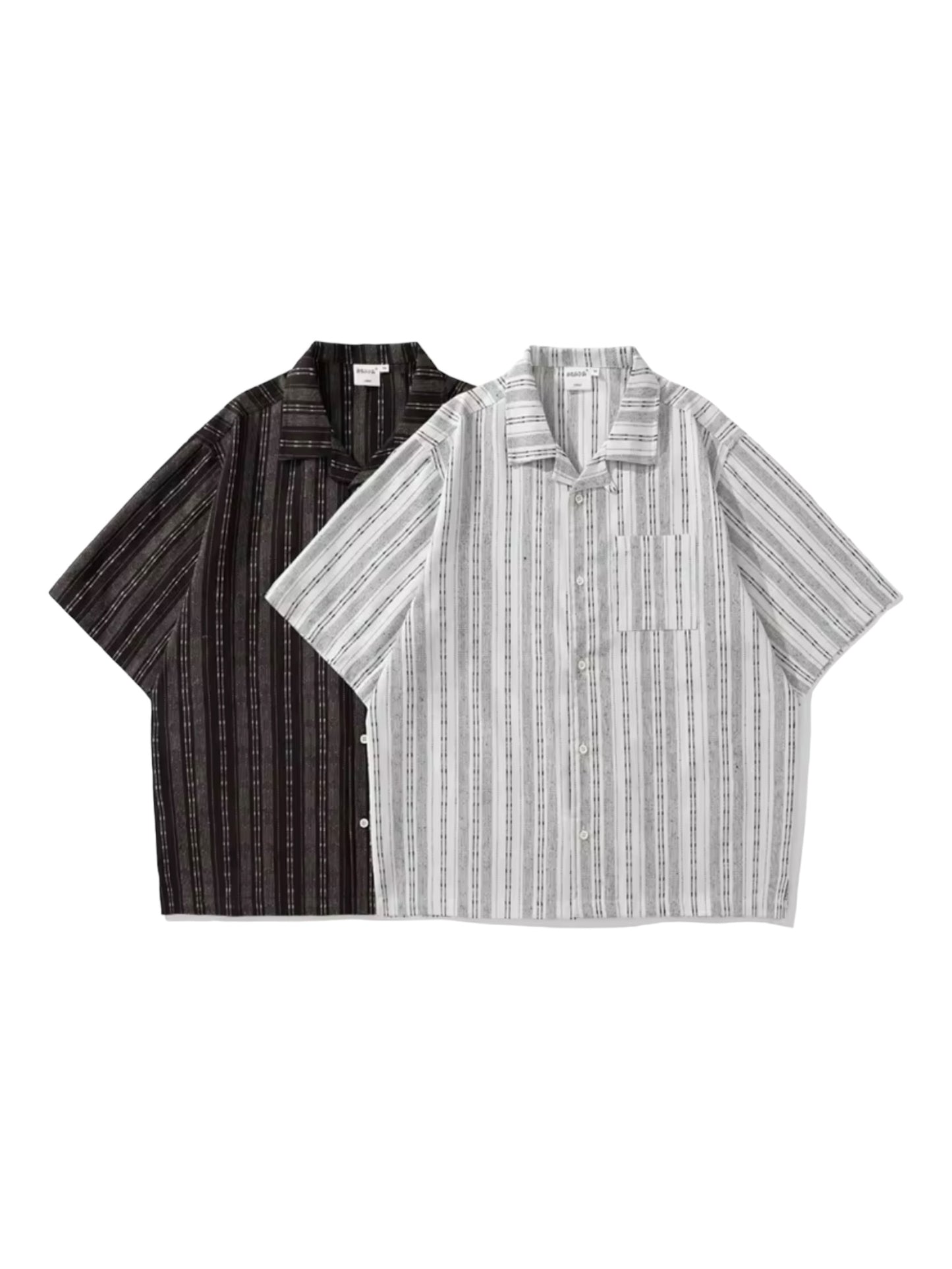 BSAPA Boxy Short Sleeve Button Up Shirt