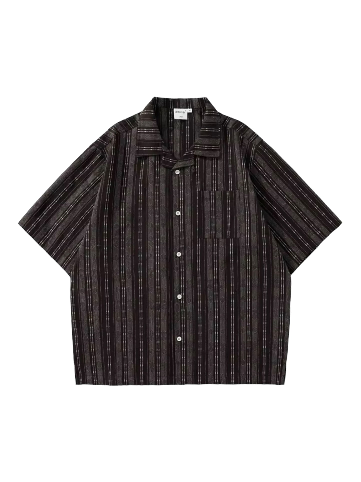 BSAPA Boxy Short Sleeve Button Up Shirt