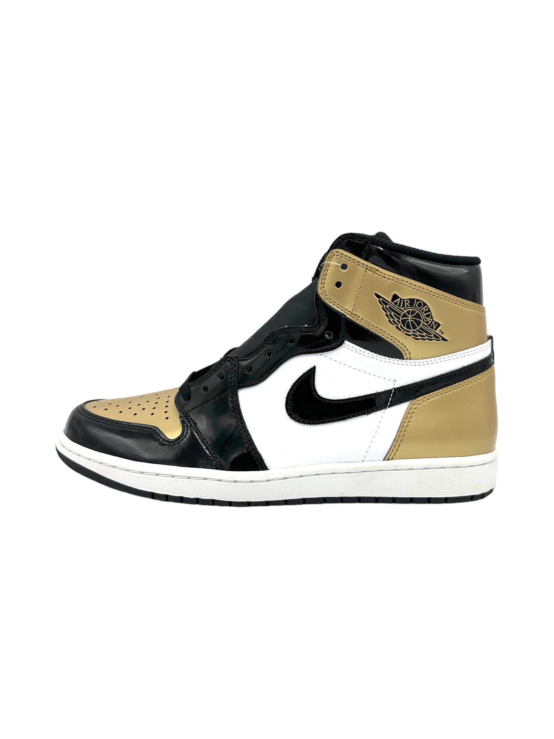 Nike Air Jordan Retro High NRG 'Patent Gold Toe' Sneakers 11 M