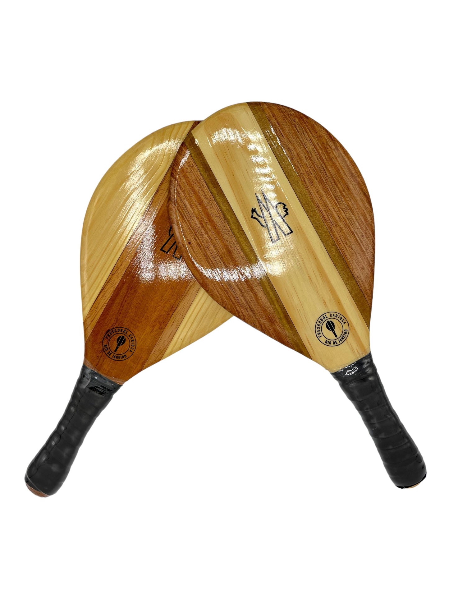 Moncler Brown Wooden Paddle Ball Set