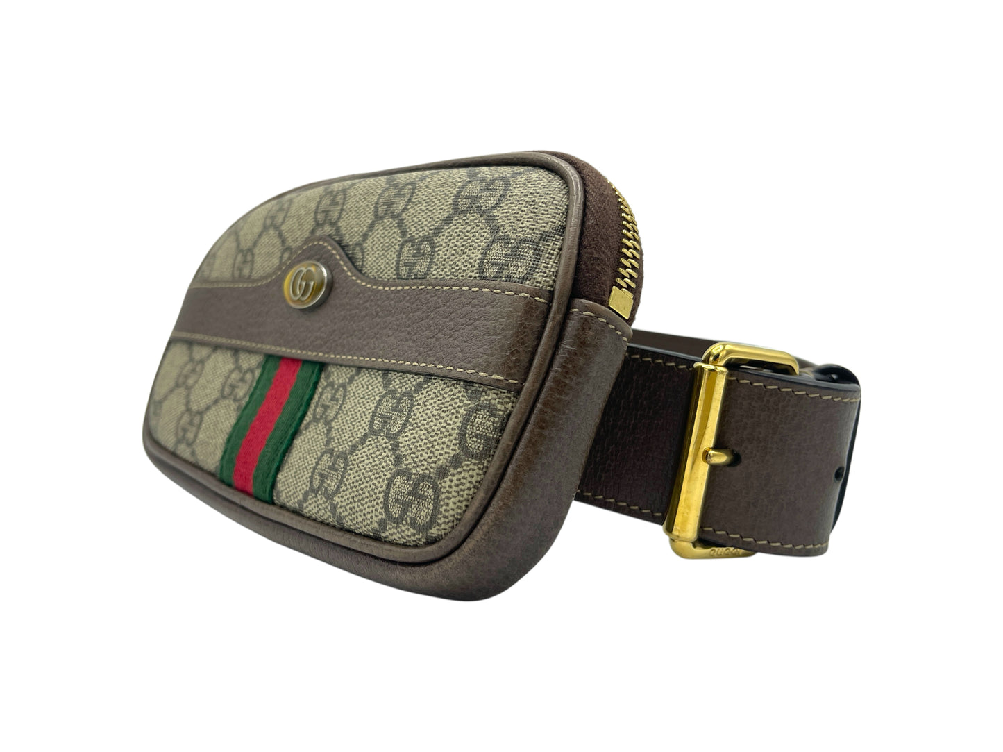 Gucci Beige Monogram Ophidia Small Belt Bag