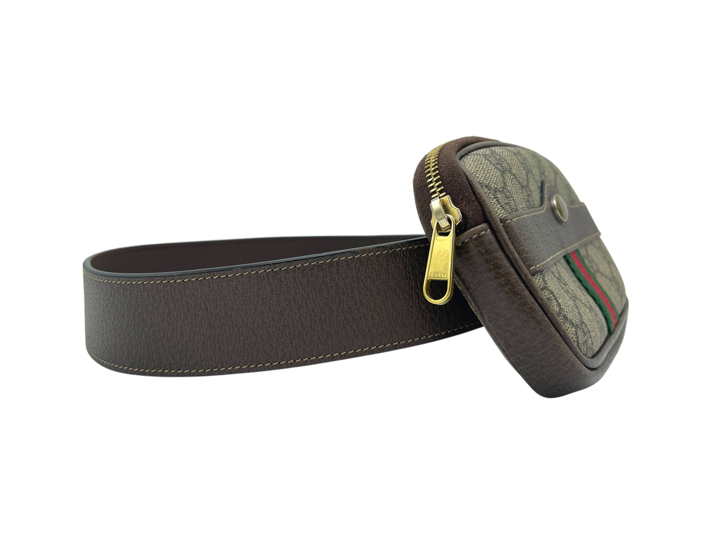 Gucci Beige Monogram Ophidia Small Belt Bag