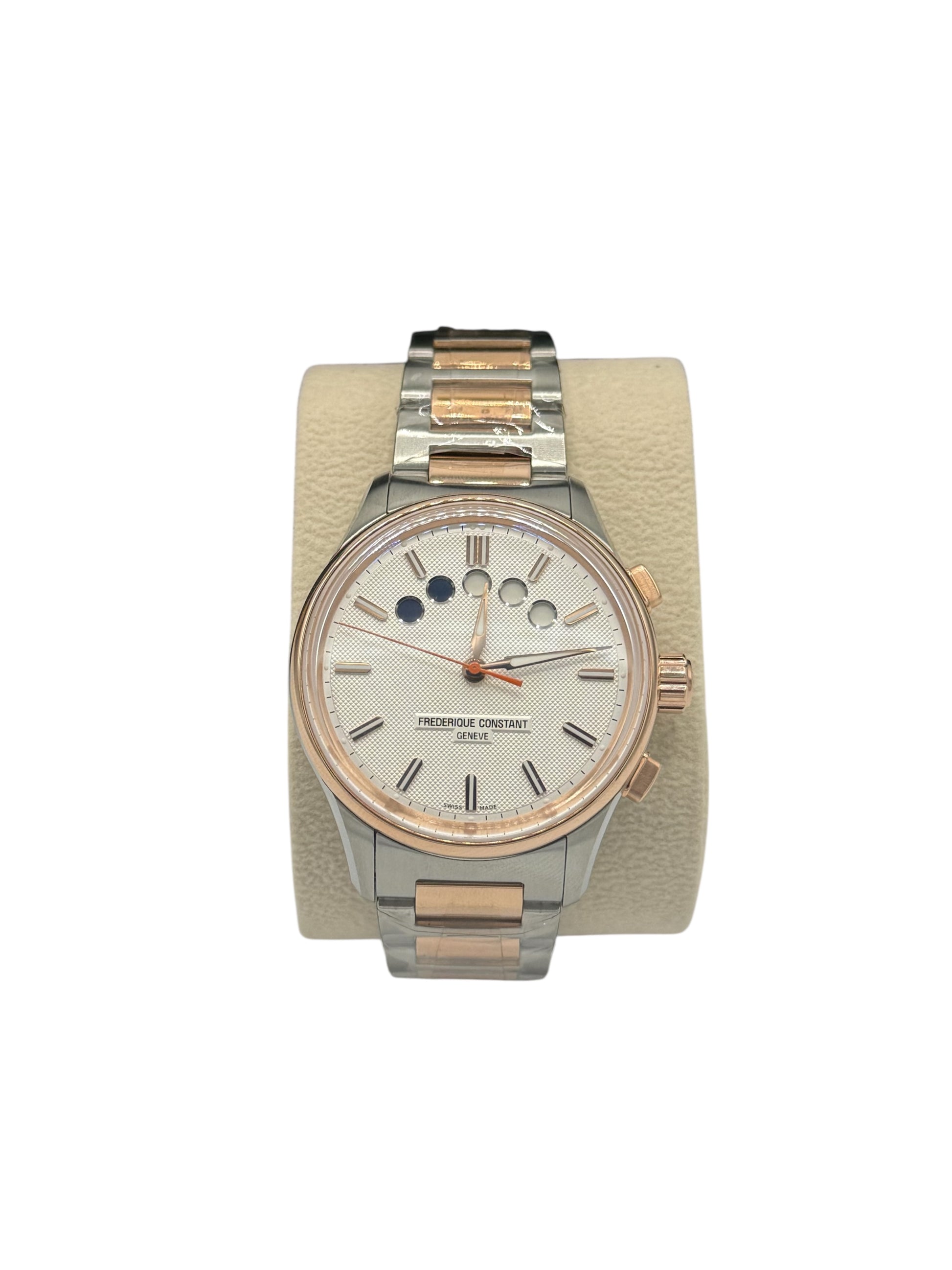Frederique Constant Silver & Rose Gold Yacht Timer 42mm - Genuine Design 1