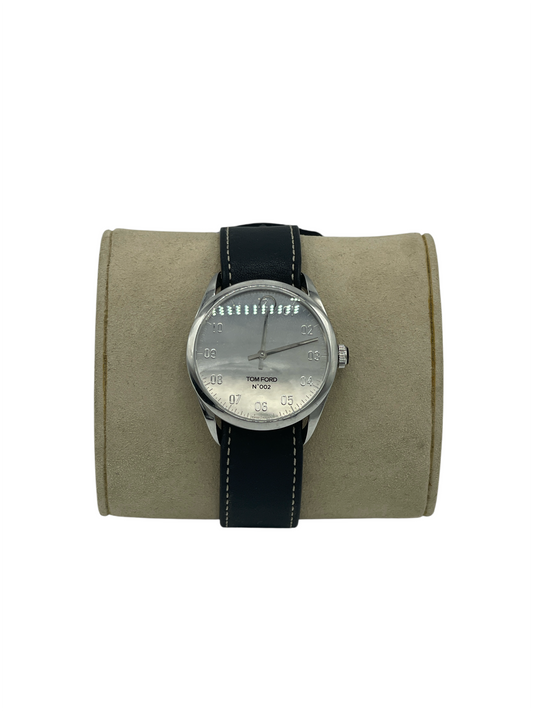 Tom Ford Silver Dial No. 002 Watch