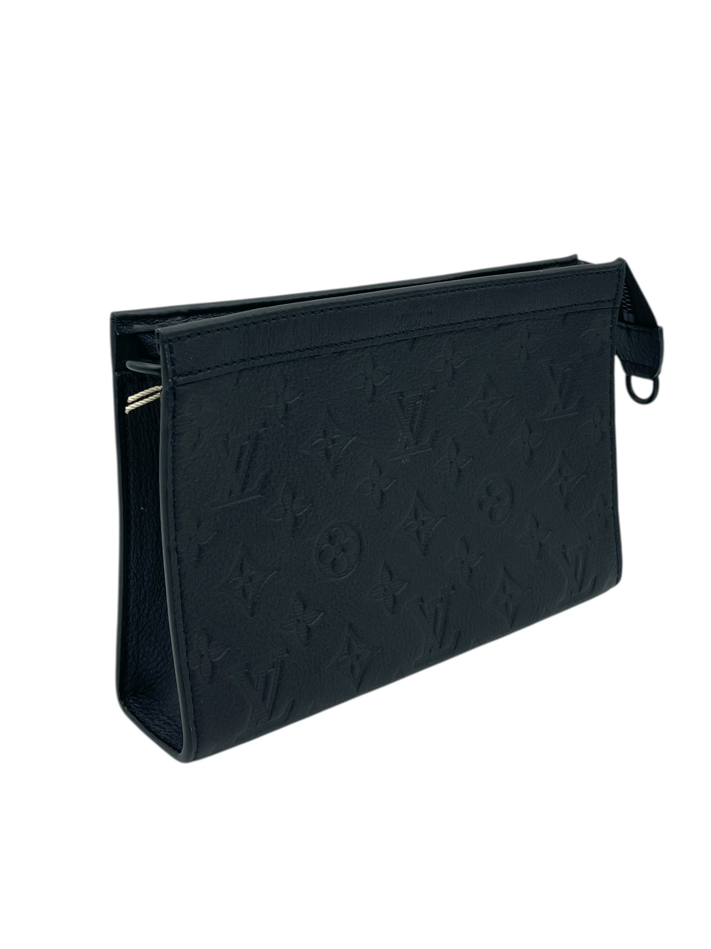 Louis Vuitton Black Cowhide Tonal Monogram Gaston Wearable Wallet