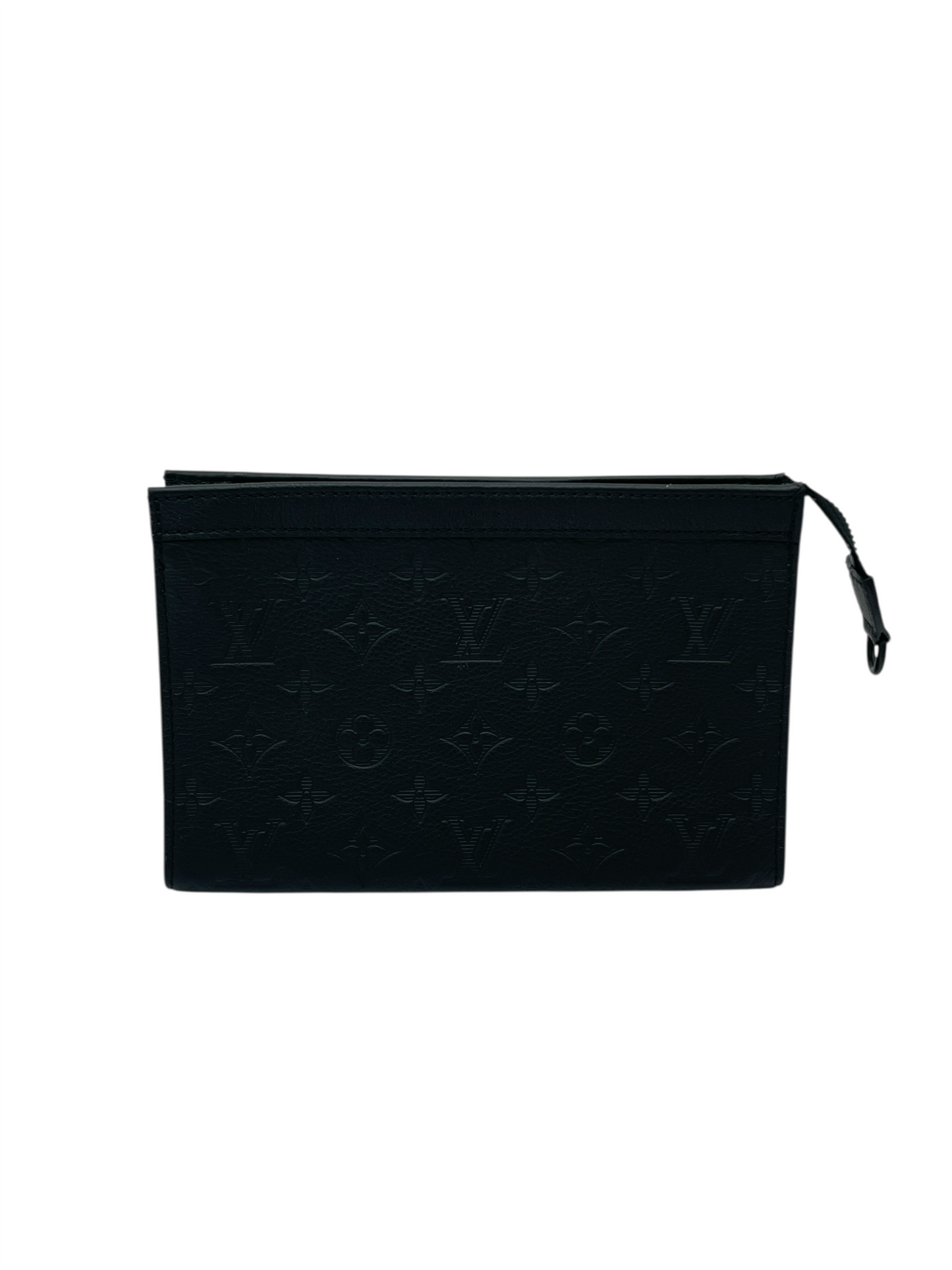 Louis Vuitton Black Cowhide Tonal Monogram Gaston Wearable Wallet
