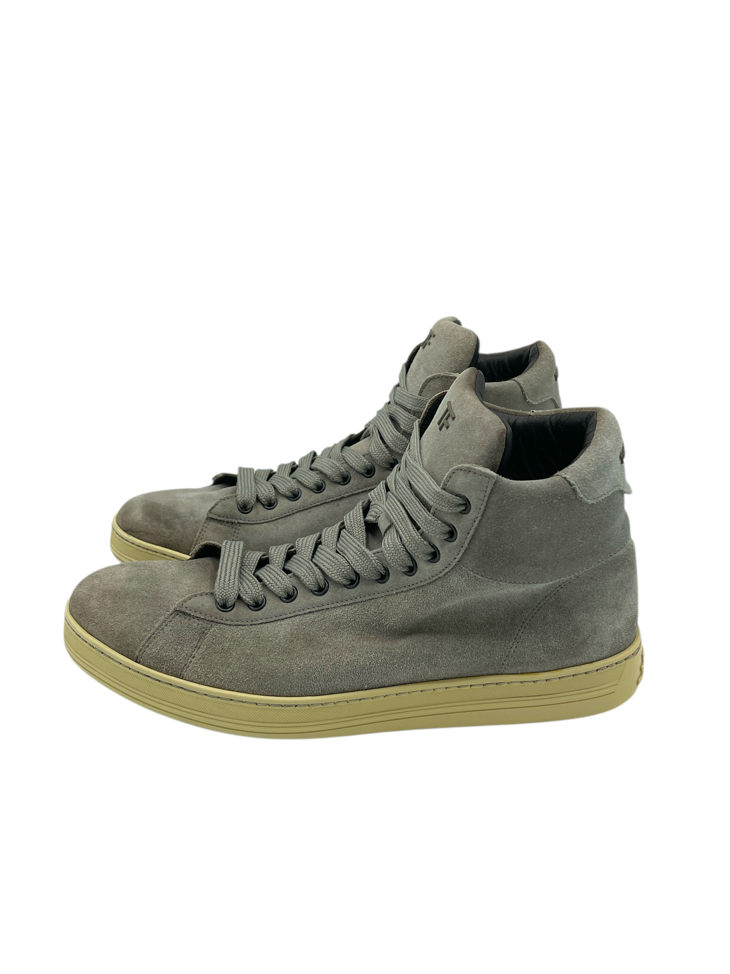 Tom Ford Light Grey Suede Russell Sneakers 10 M / 11.5 W