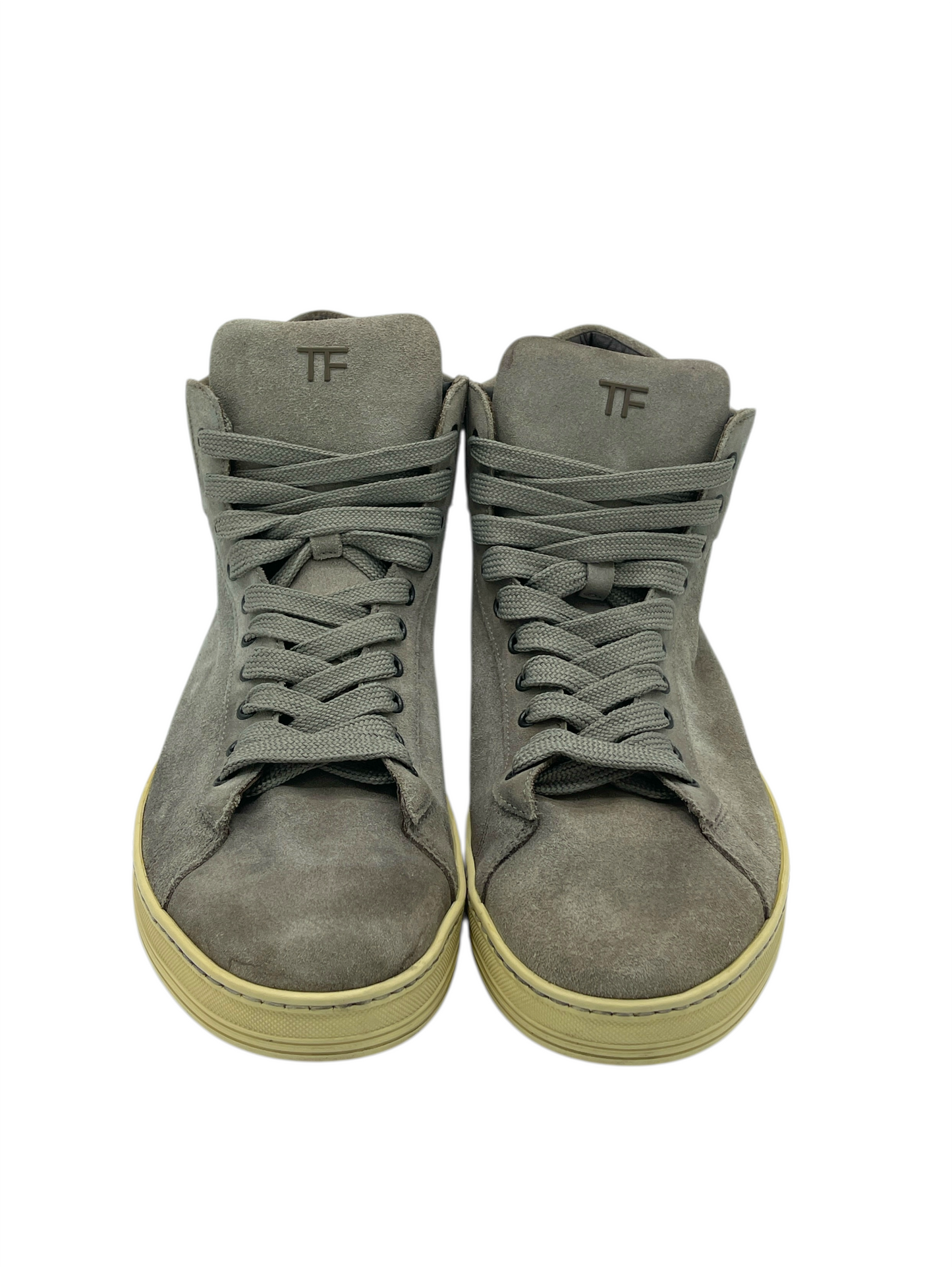 Tom Ford Light Grey Suede Russell Sneakers 10 M / 11.5 W