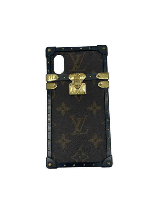 Louis Vuitton Brown & Gold Monogram iPhone 10 Case