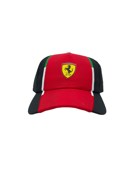 Ferrari X Puma Black & Red Prancing Horse Logo Baseball Cap - Genuine Design Luxury Consignment. New & Pre-Owned Clothing, Shoes, & Accessories. Calgary, Canada