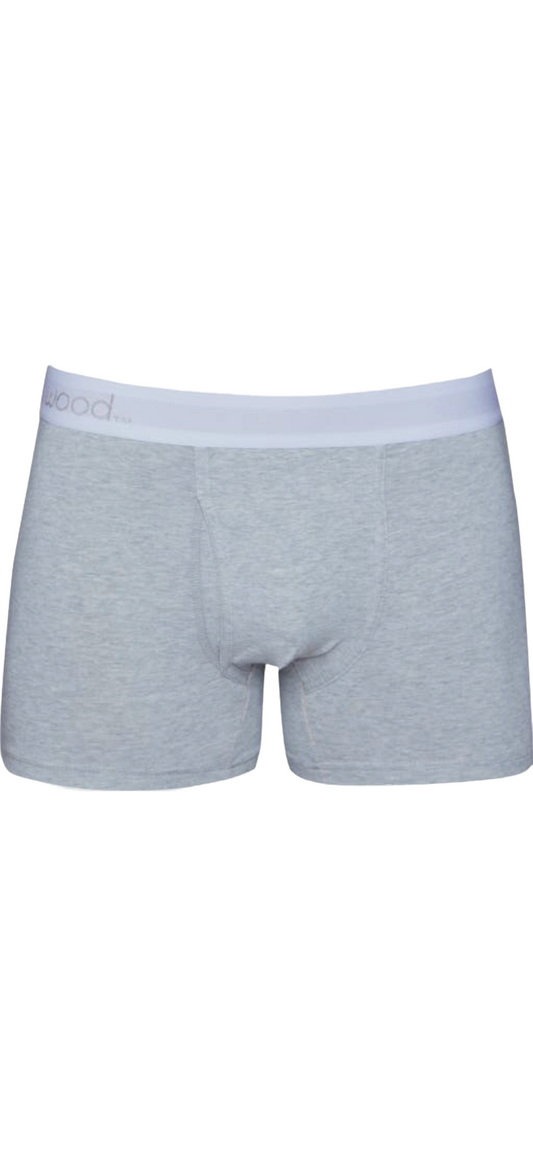 Wood Premium Boxer Brief Heather Grey — Genuine Design Luxury Consignment Calgary, Alberta, Canada New and Pre-Owned Clothing, Shoes, Accessories.