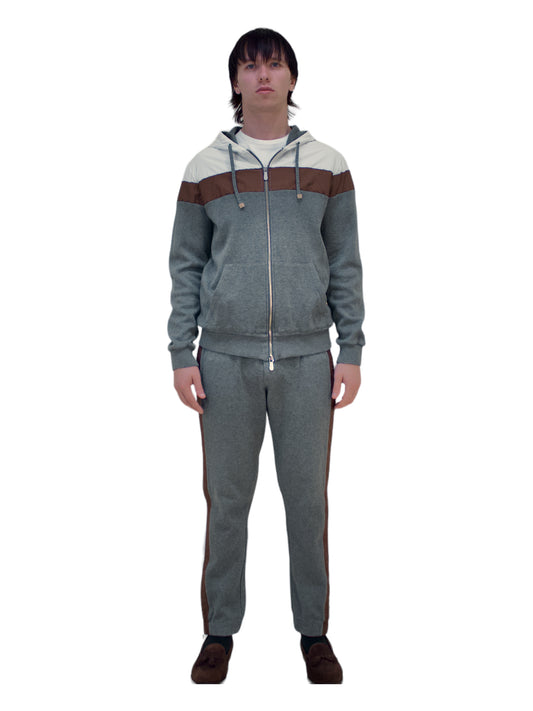 Eleventy Platinum Special Collection Grey Tracksuit - Genuine Design Luxury Consignment. New & Pre-Owned Clothing, Shoes, & Accessories. Calgary, Canada