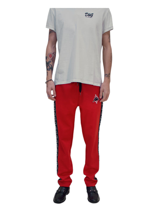 Marcelo Burlon X Kappa Red Tracksuit Bottoms - Genuine Design Luxury Consignment. New & Pre-Owned Clothing, Shoes, & Accessories. Calgary, Canada