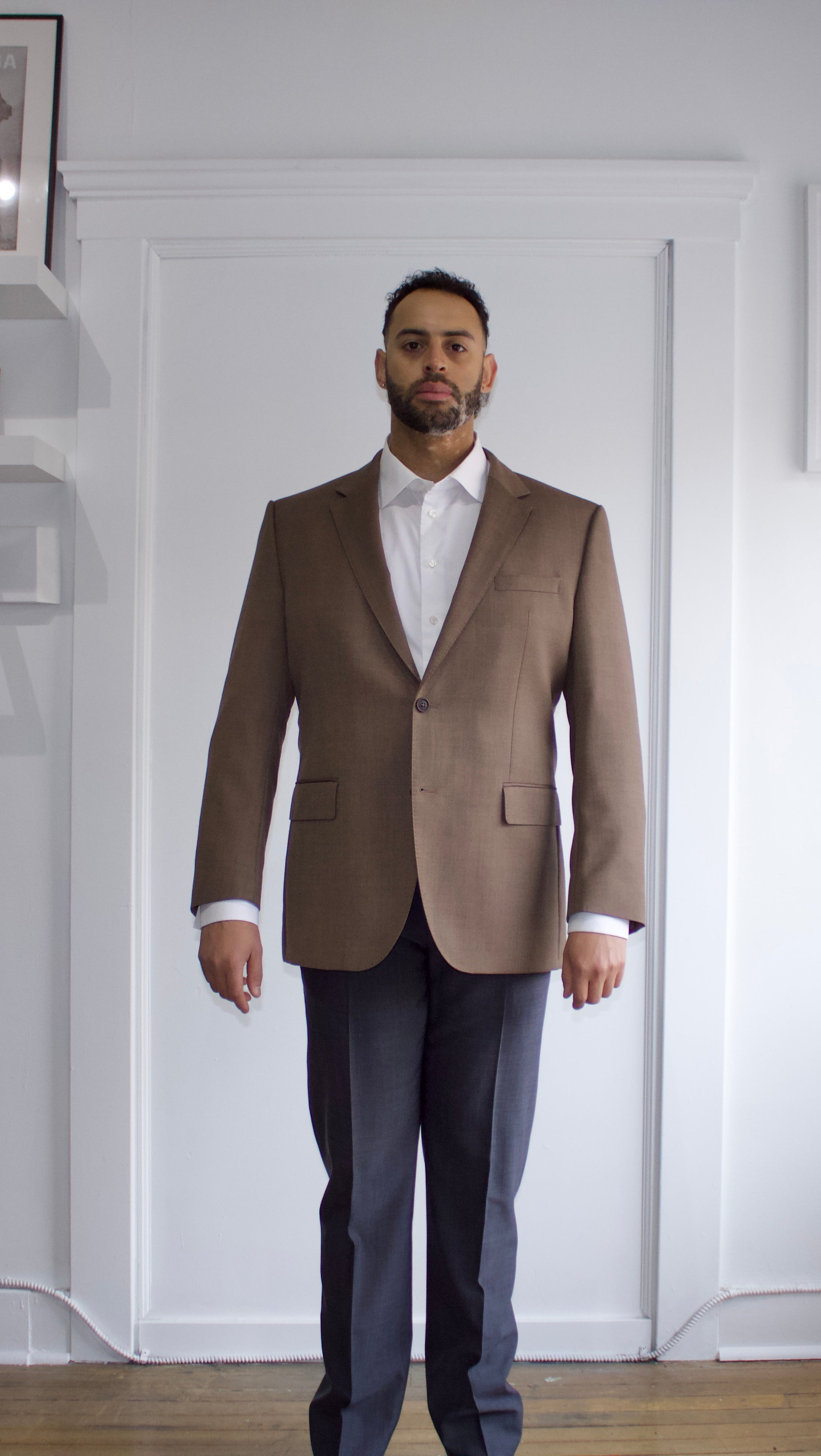 Hugo Boss Brown Sport Coat 46R