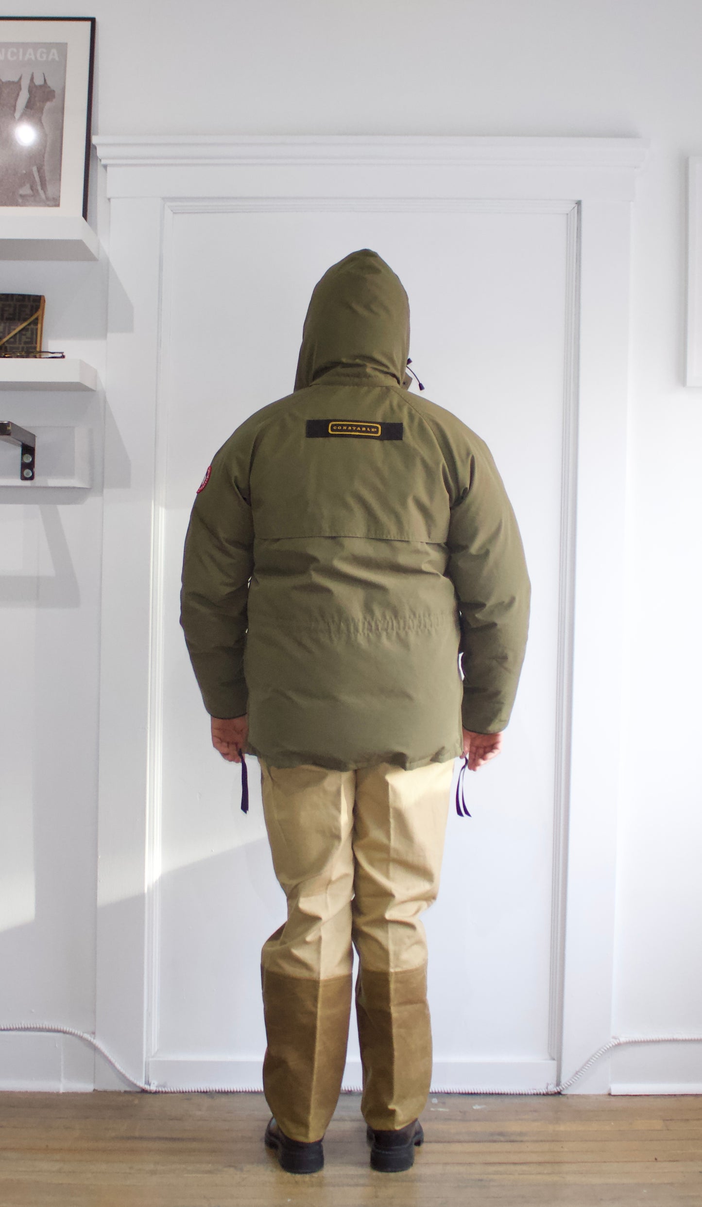 Canada Goose Olive Green Down-filled Constable Jacket