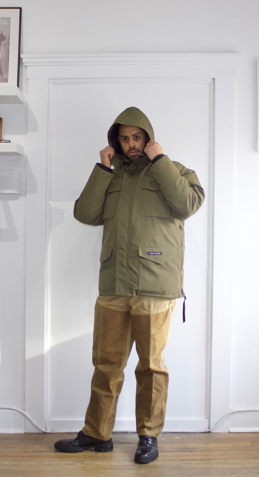 Canada Goose Olive Green Down-filled Constable Jacket
