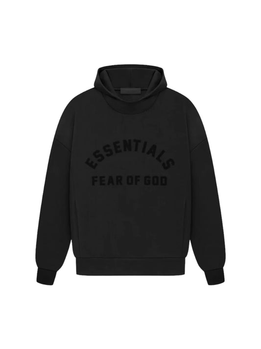 Essentials Fear of God Jet Black Hoodie SS23