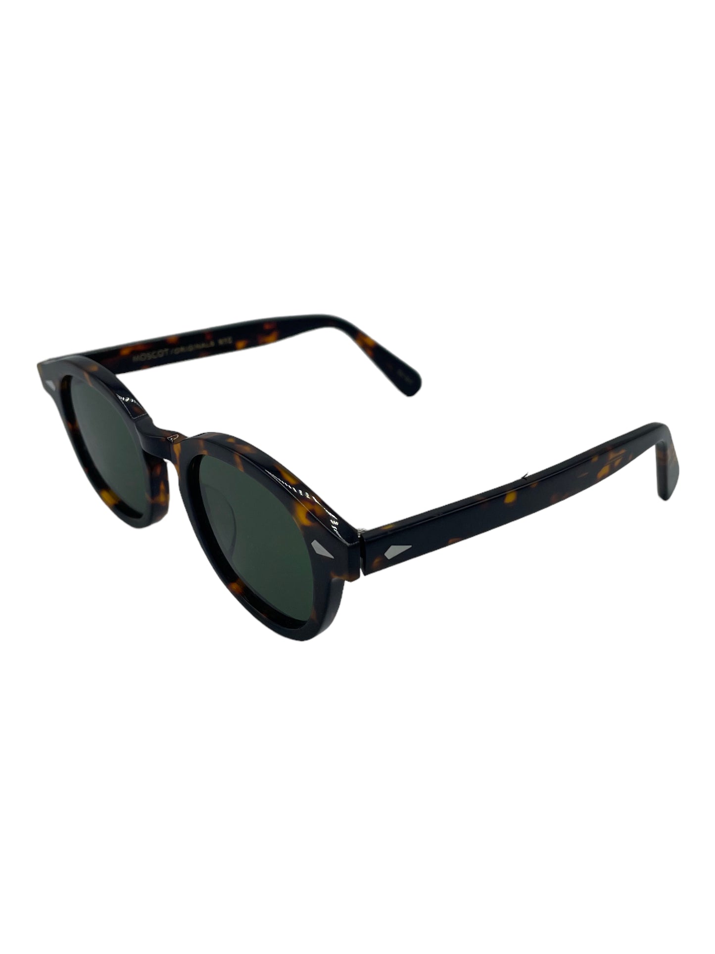 MOSCOT Lemtosh Tortoise Frame & Black Lens Sunglasses