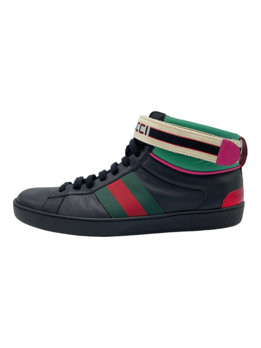 Gucci Black High Top Sneakers - Genuine Design Luxury Consignment for Men. New & Pre-Owned Clothing, Shoes, & Accessories. Calgary, Canada