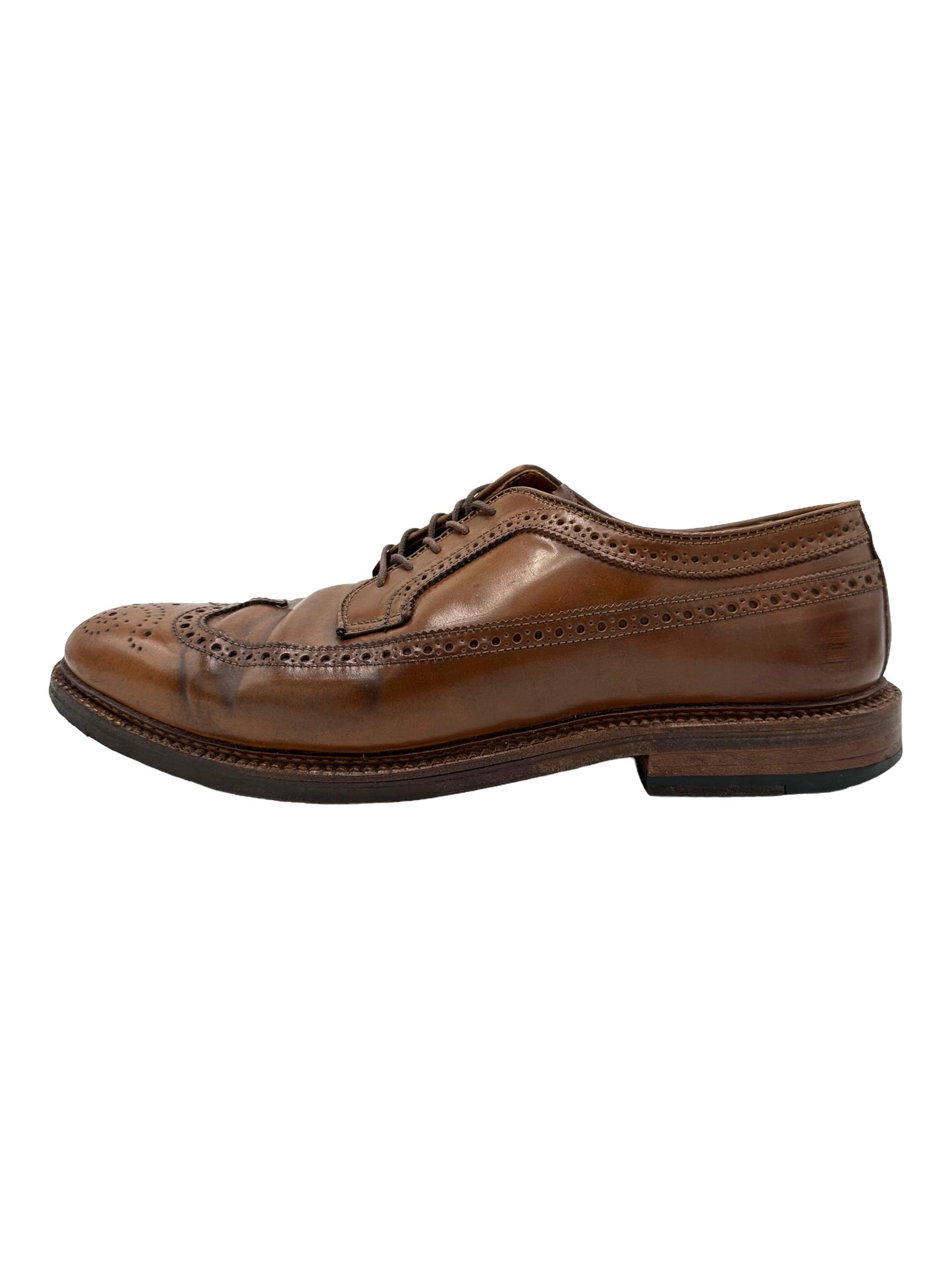 Alden 97891 Light Brown Shell Cordovan Long Wing Blucher Shoes