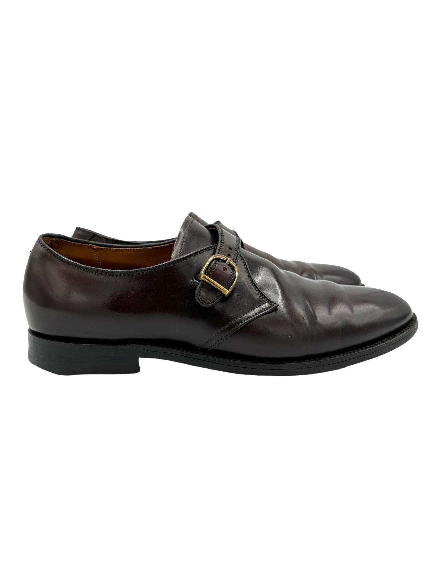 Alden 954 Monk Strap Burgundy Shell Cordovan Shoes