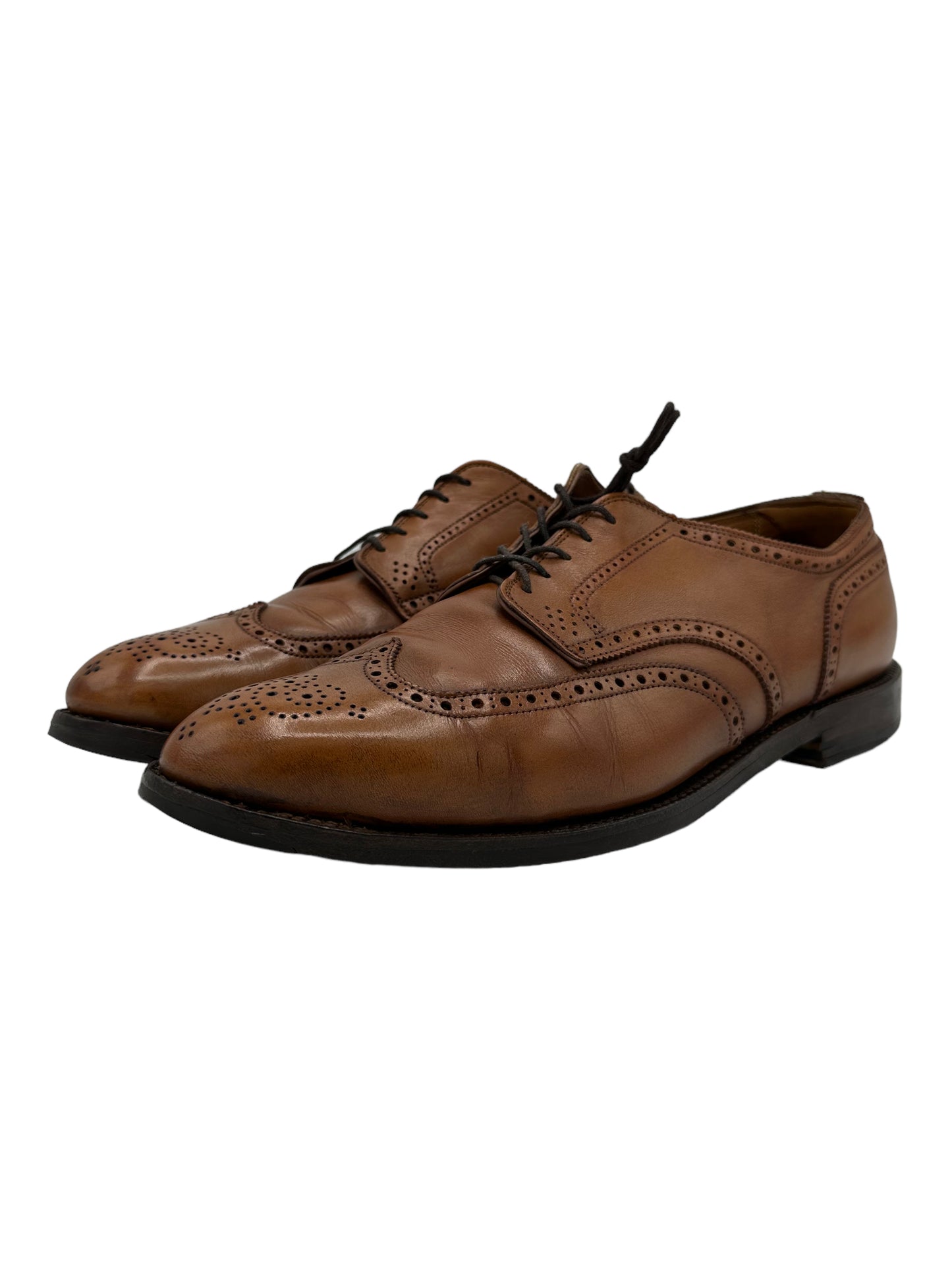 Alden 966 Wingtip Tan Oxford Saddle Shoes