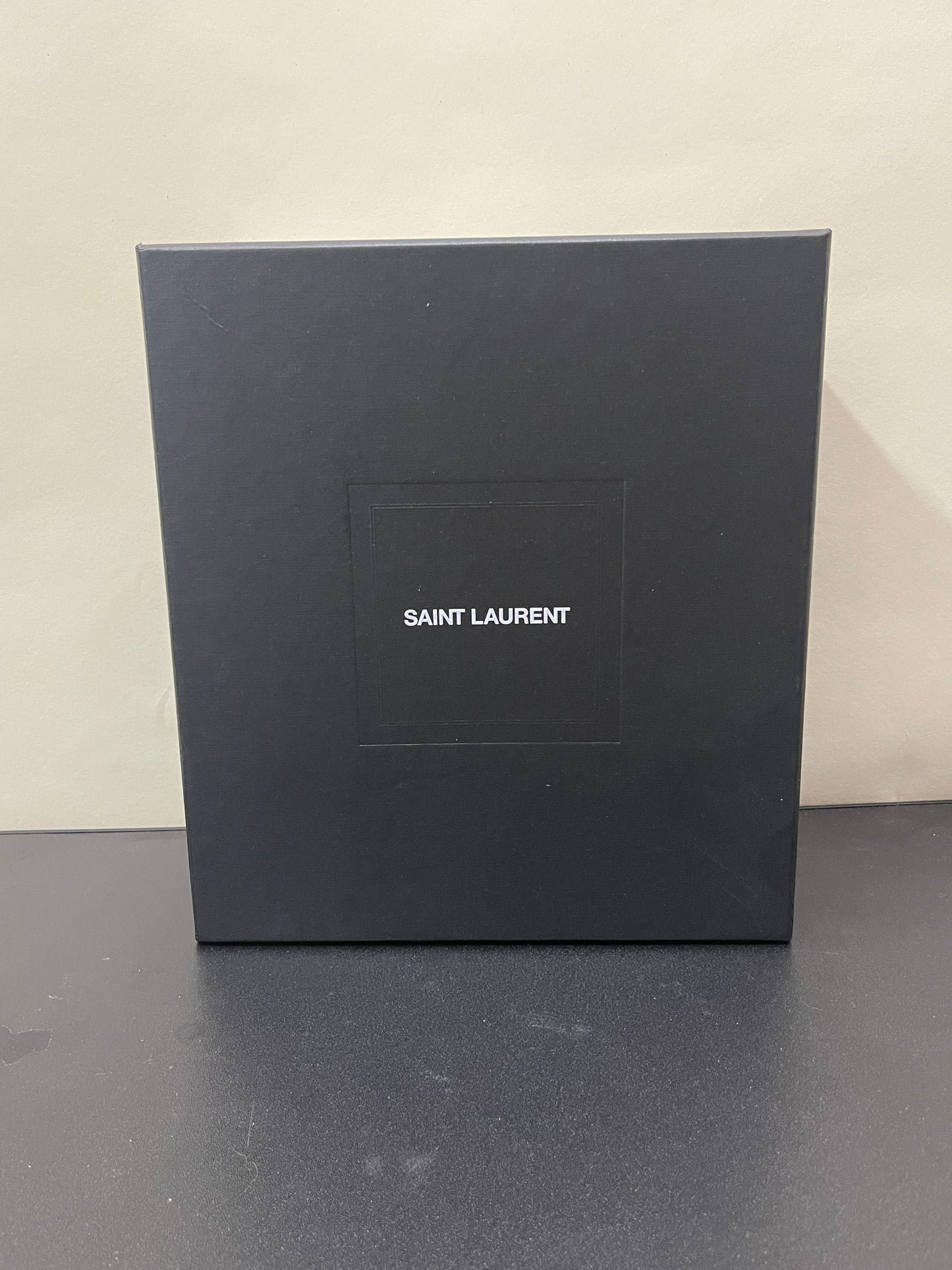 Saint Laurent Black Satin Ava 105mm Rhinestone Heeled Sandals 7 M / 8.5 W