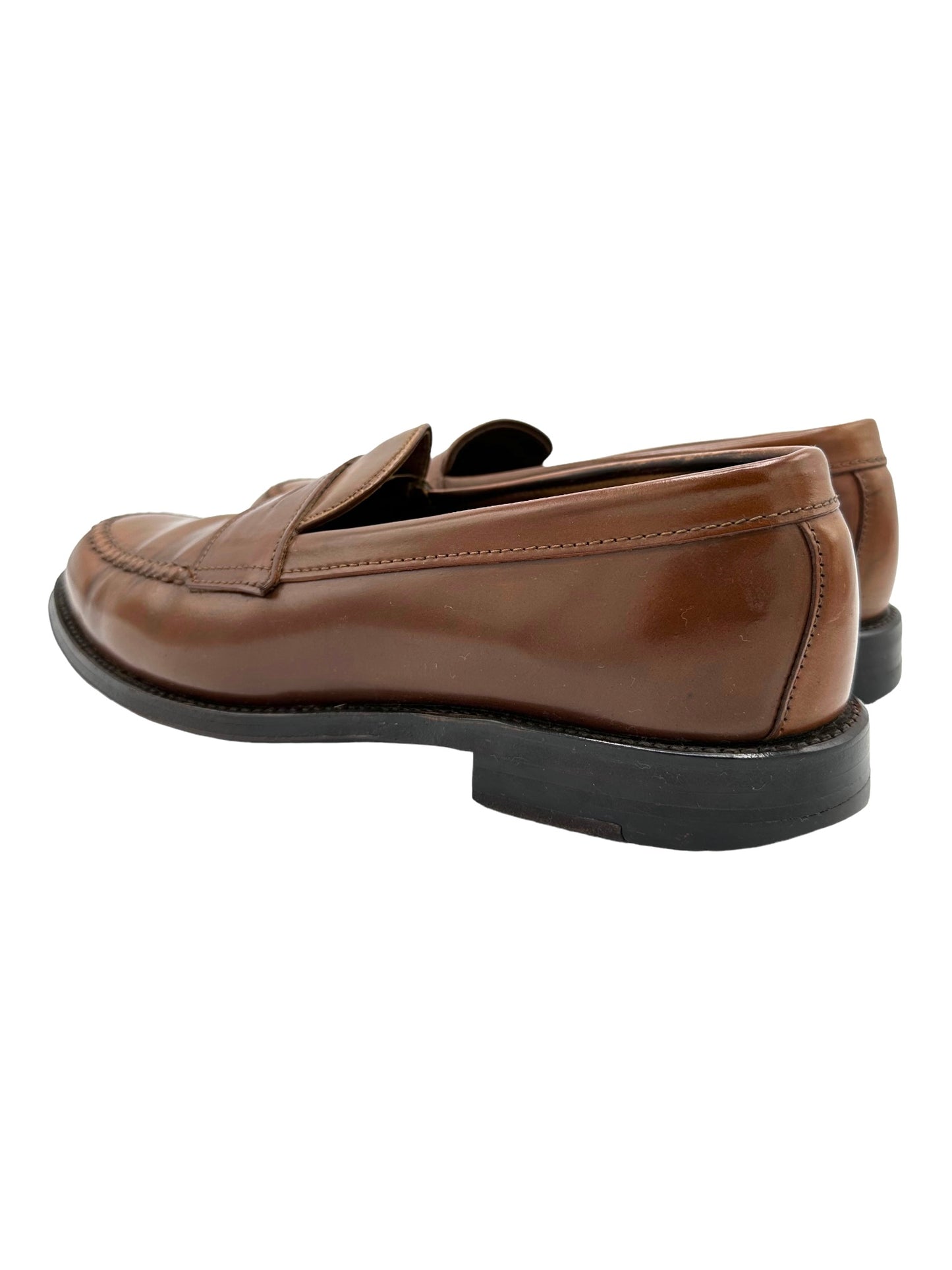 Alden Tan Shell Cordovan Penny Loafers