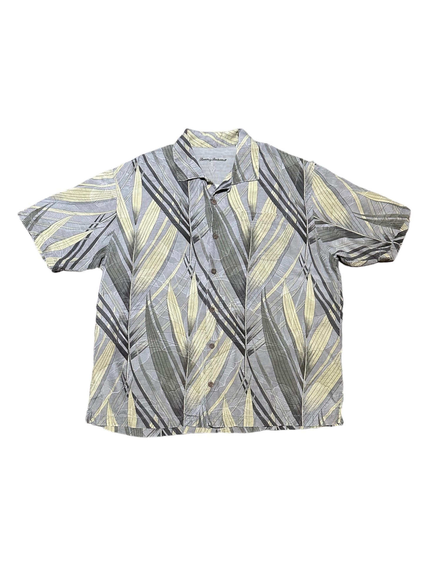 Tommy Bahama Patterned Short Sleeve Button Up Casual Shirt