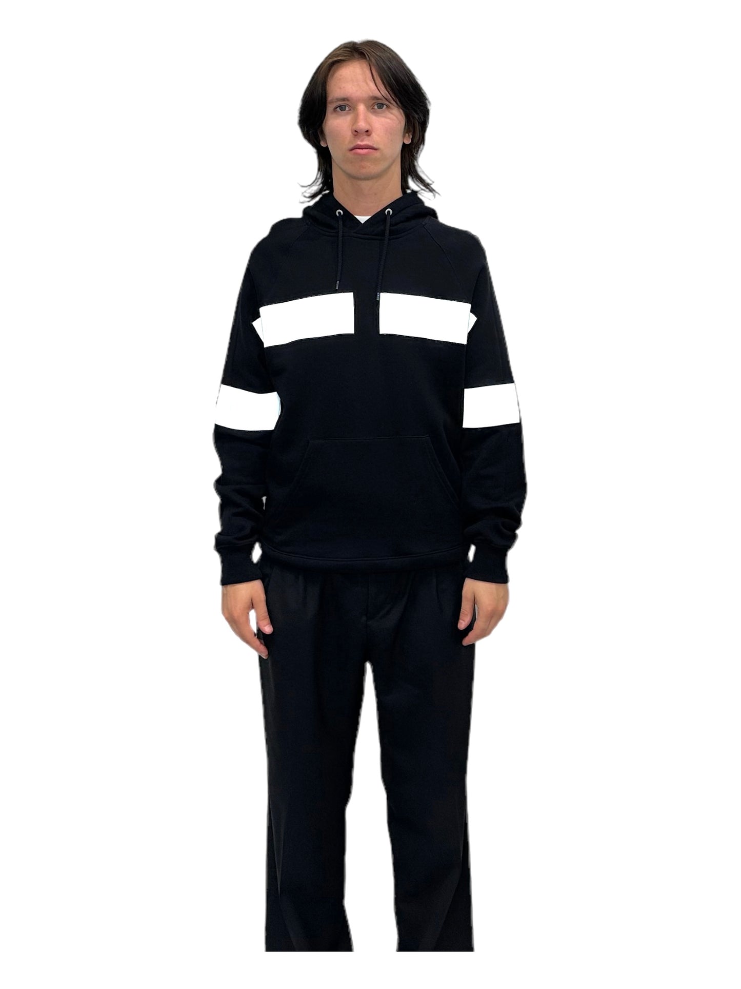 Givenchy Black Color Block Pattern Hoodie - Genuine Design Luxury Consignment for Men. New & Pre-Owned Clothing, Shoes, & Accessories. Calgary, Canada