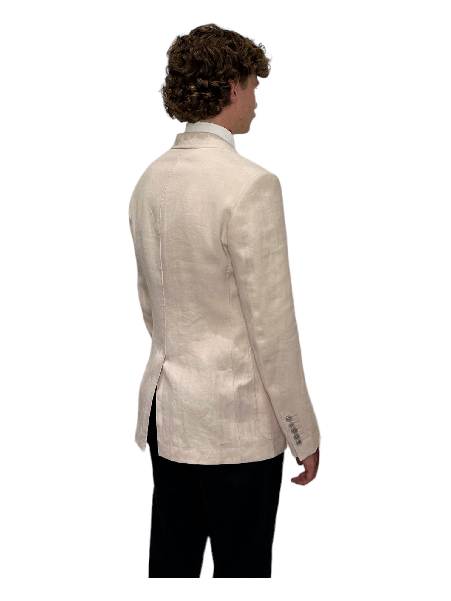 Tom Ford Cream Linen Blazer 38R - Genuine Design Luxury Consignment for Men. New & Pre-Owned Clothing, Shoes, & Accessories. Calgary, Canada