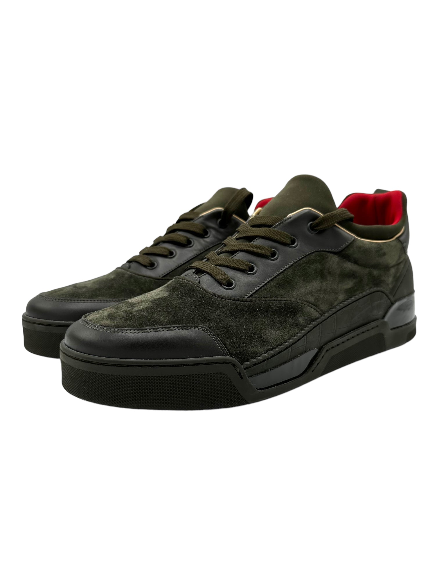 Louboutin clearance sneakers green