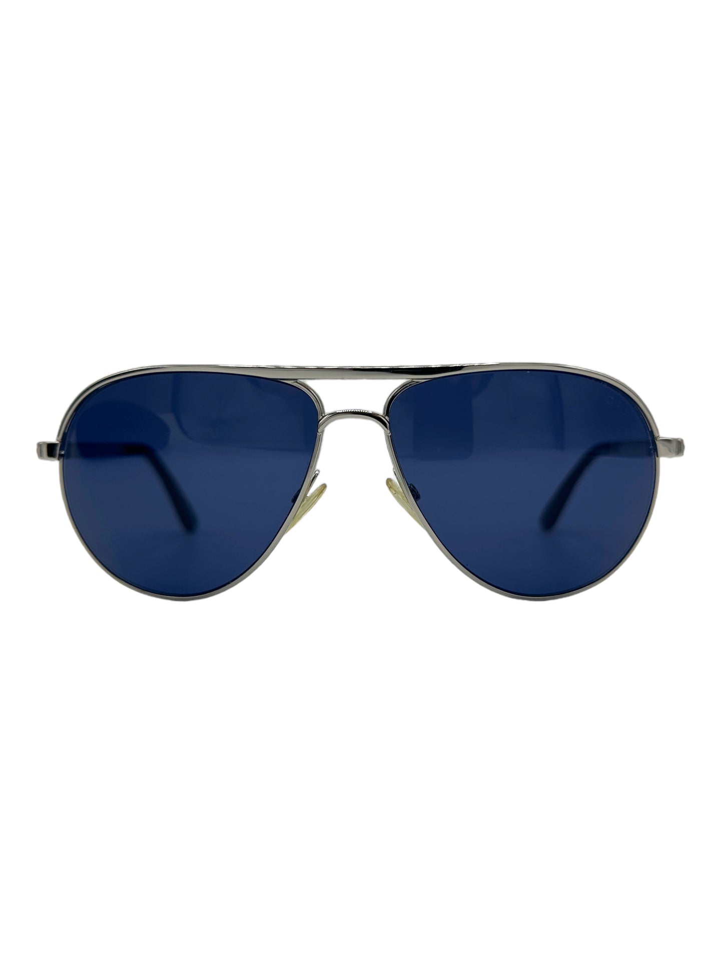 Tom Ford Silver Marko Pilot Frame Sunglasses - Genuine Design Luxury Consignment for Men. New & Pre-Owned Clothing, Shoes, & Accessories. Calgary, Canada