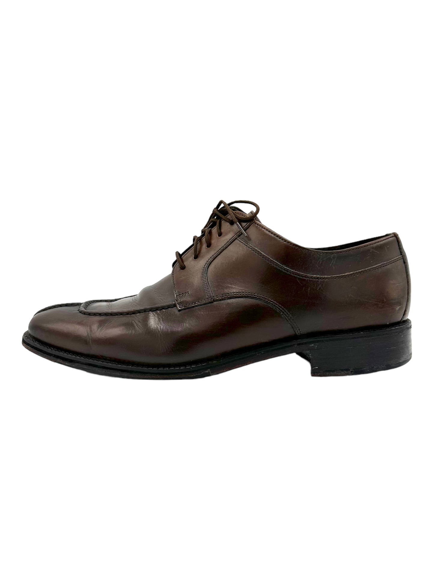 Cole Haan Brown Leather Split Toe Oxford Dress Shoe - Genuine Design luxury consignment Calgary, Canada New and pre-owned clothing, shoes, accessories.