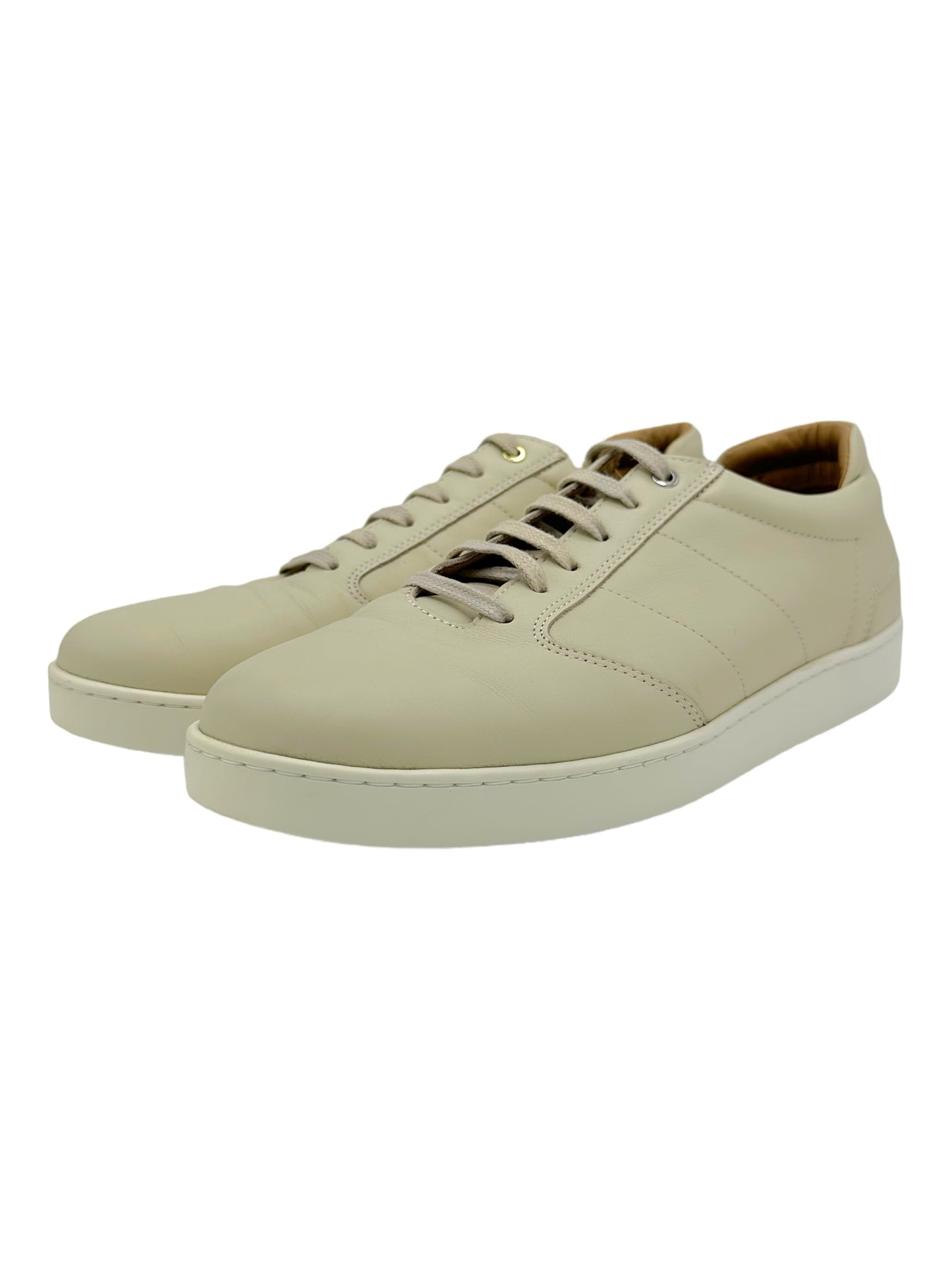 WANT Les Essentiels Cream Casual Sneaker - Genuine Design luxury consignment Calgary, Canada New and pre-owned clothing, shoes, accessories.