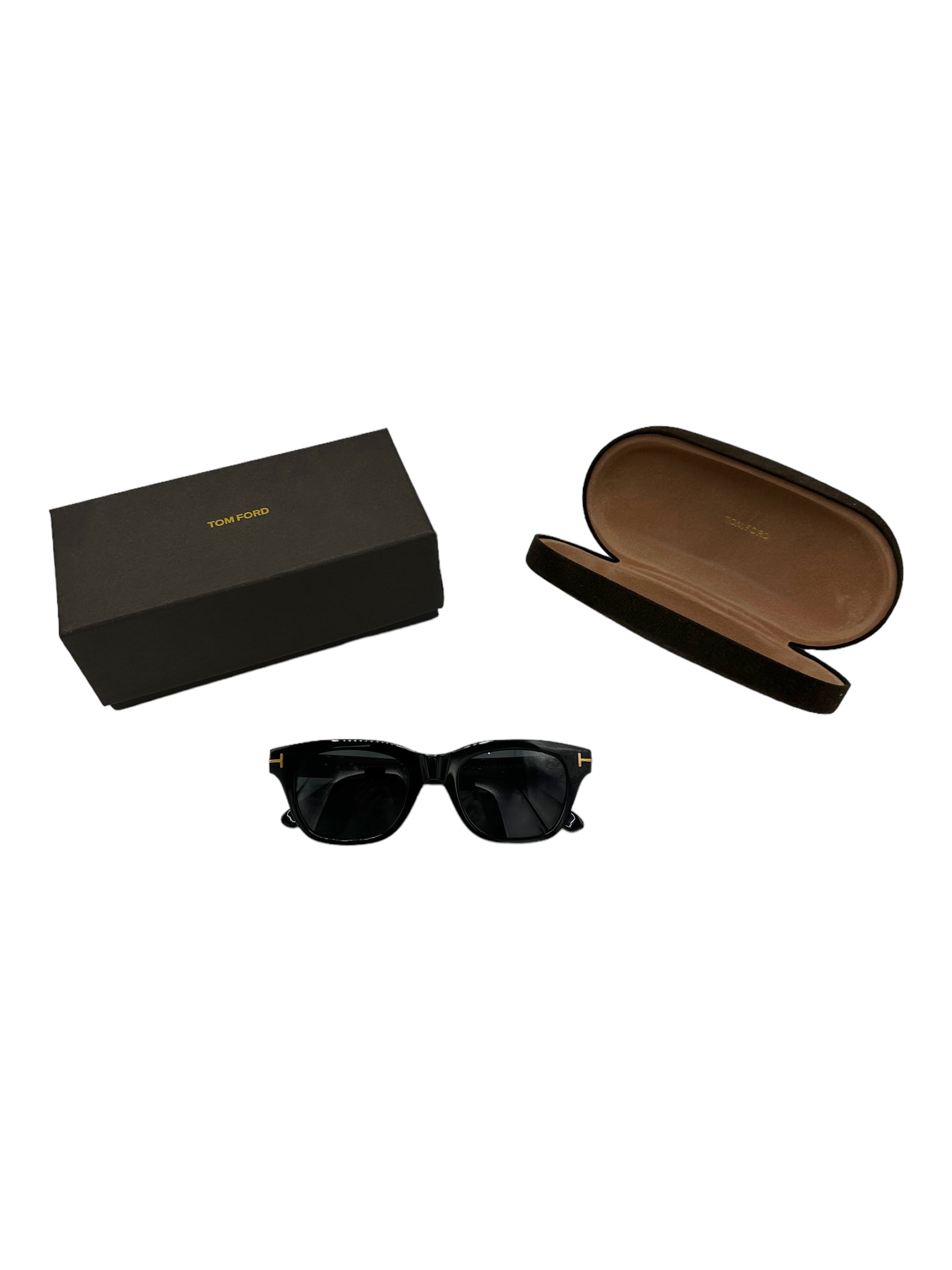 Tom Ford Black Frame Snowdon Sunglasses - Genuine Design Luxury Consignment for Men. New & Pre-Owned Clothing, Shoes, & Accessories. Calgary, Canada