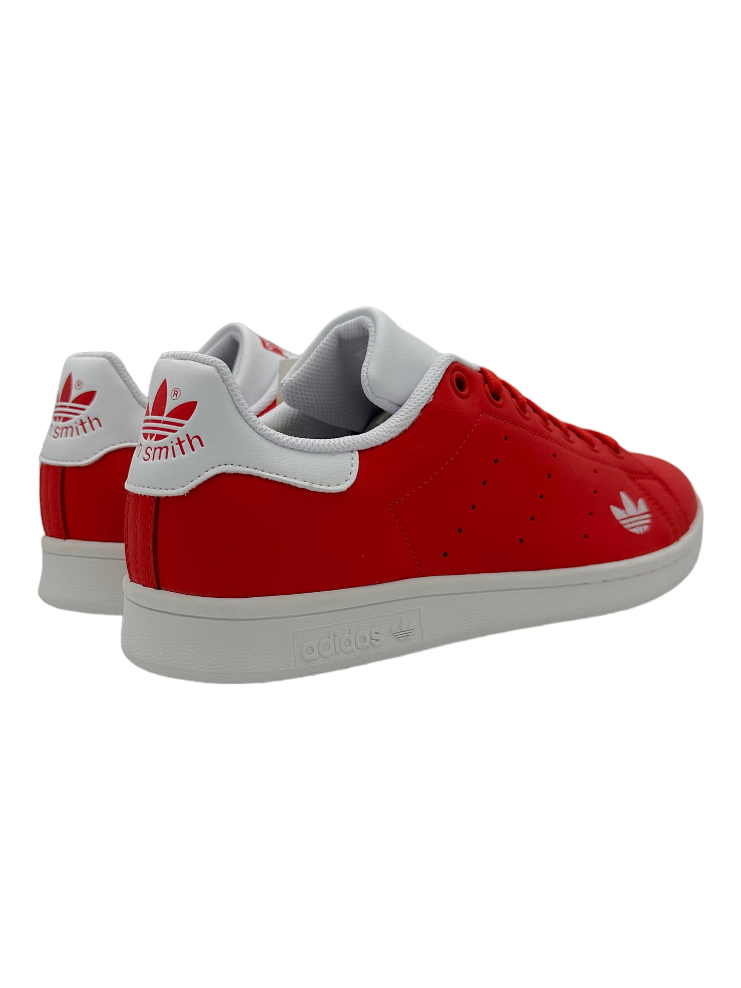 Adidas Stan Smith Red & White Sneakers - Genuine Design Luxury Consignment for Men. New & Pre-Owned Clothing, Shoes, & Accessories. Calgary, Canada
