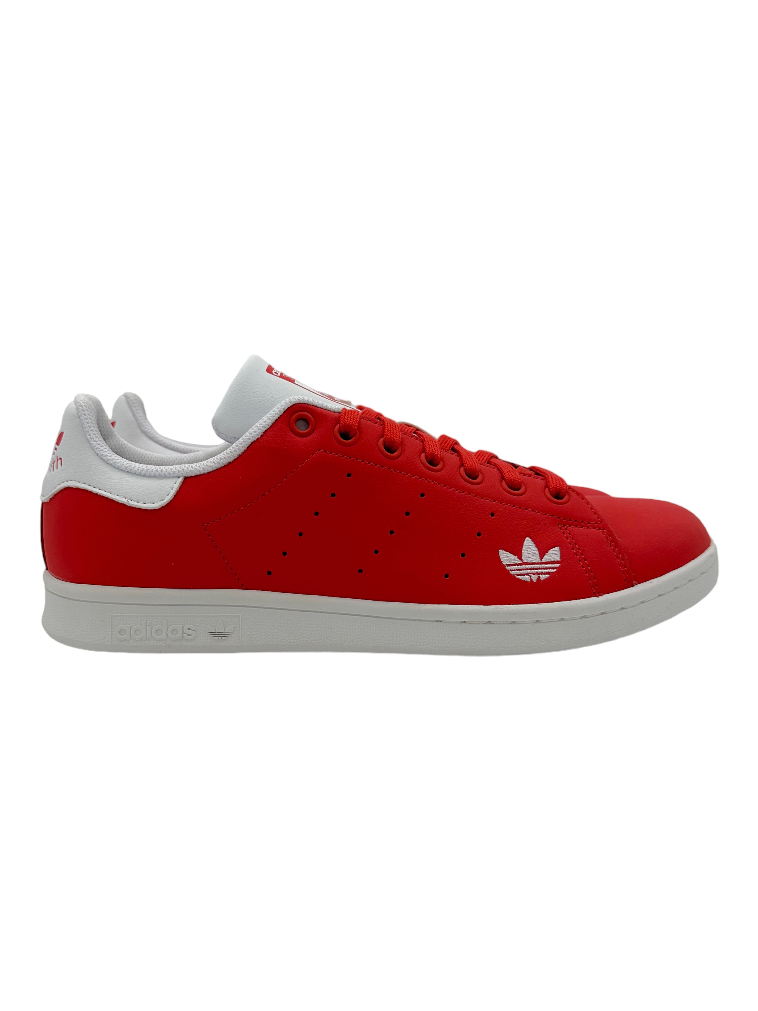 Adidas Stan Smith Red White Sneakers Genuine Design Luxury