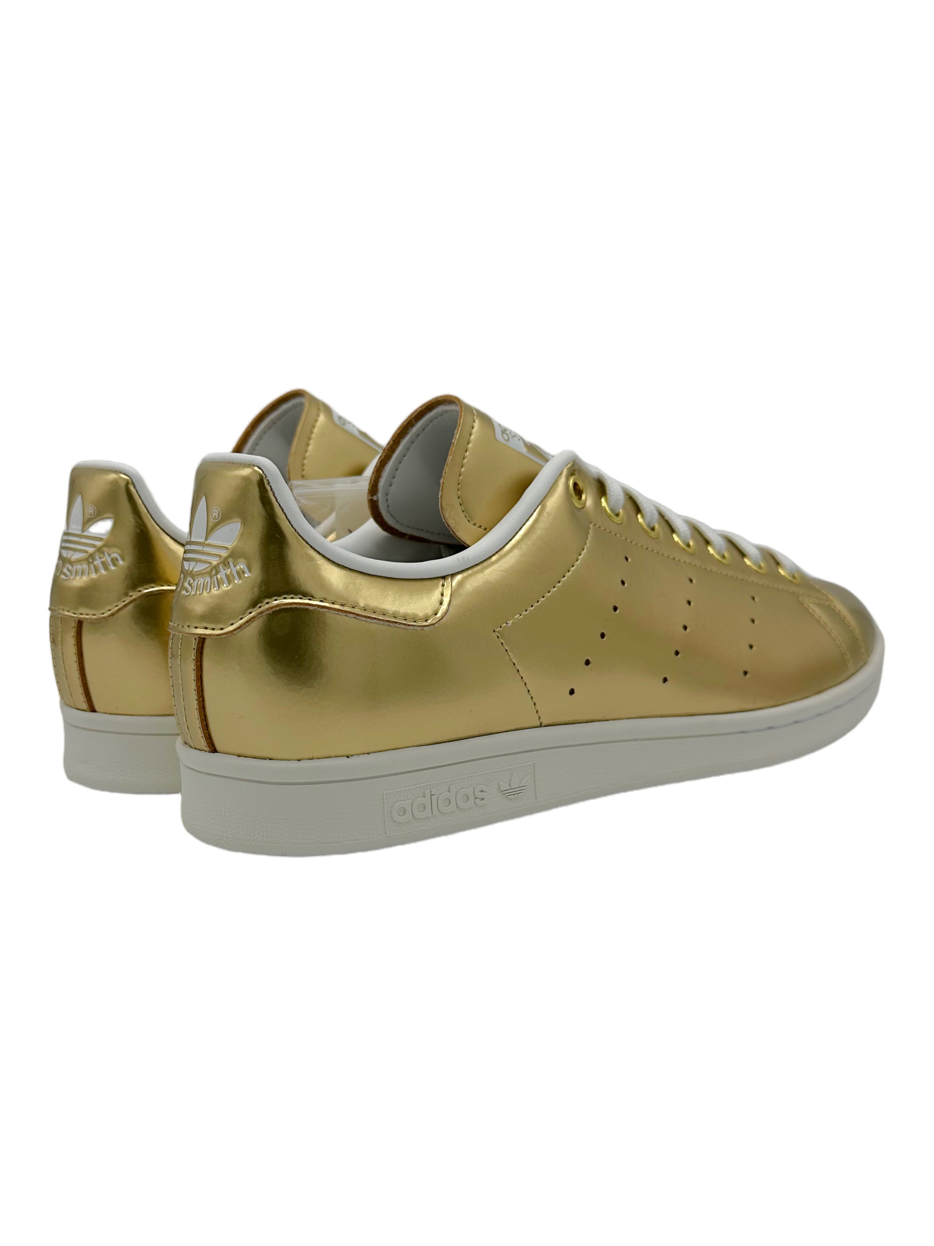 Adidas stan smith gold store metallic