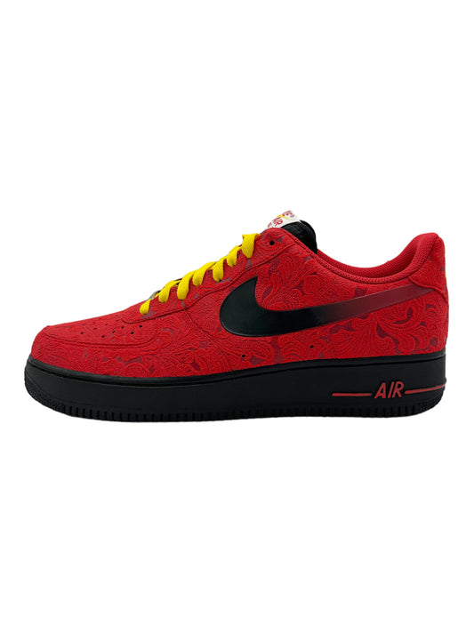 Nike Air Force 1 'Red Paisley' Sneaker - Genuine Design Luxury Consignment. New & Pre-Owned Clothing, Shoes, & Accessories. Calgary, Canada