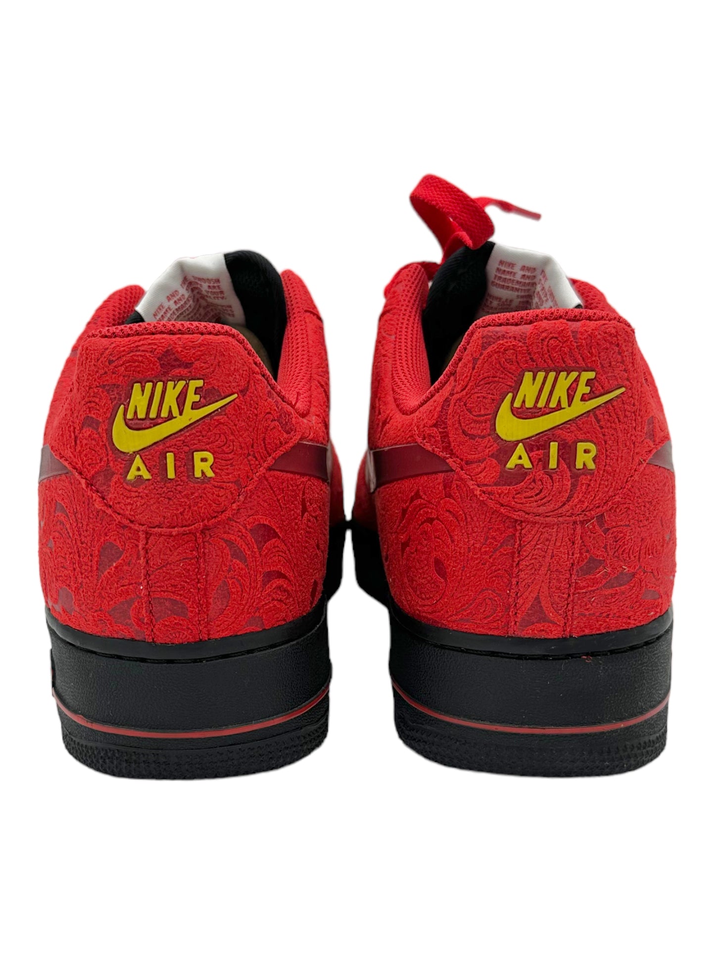 Nike Air Force 1 'Red Paisley' Sneaker - Genuine Design Luxury Consignment. New & Pre-Owned Clothing, Shoes, & Accessories. Calgary, Canada