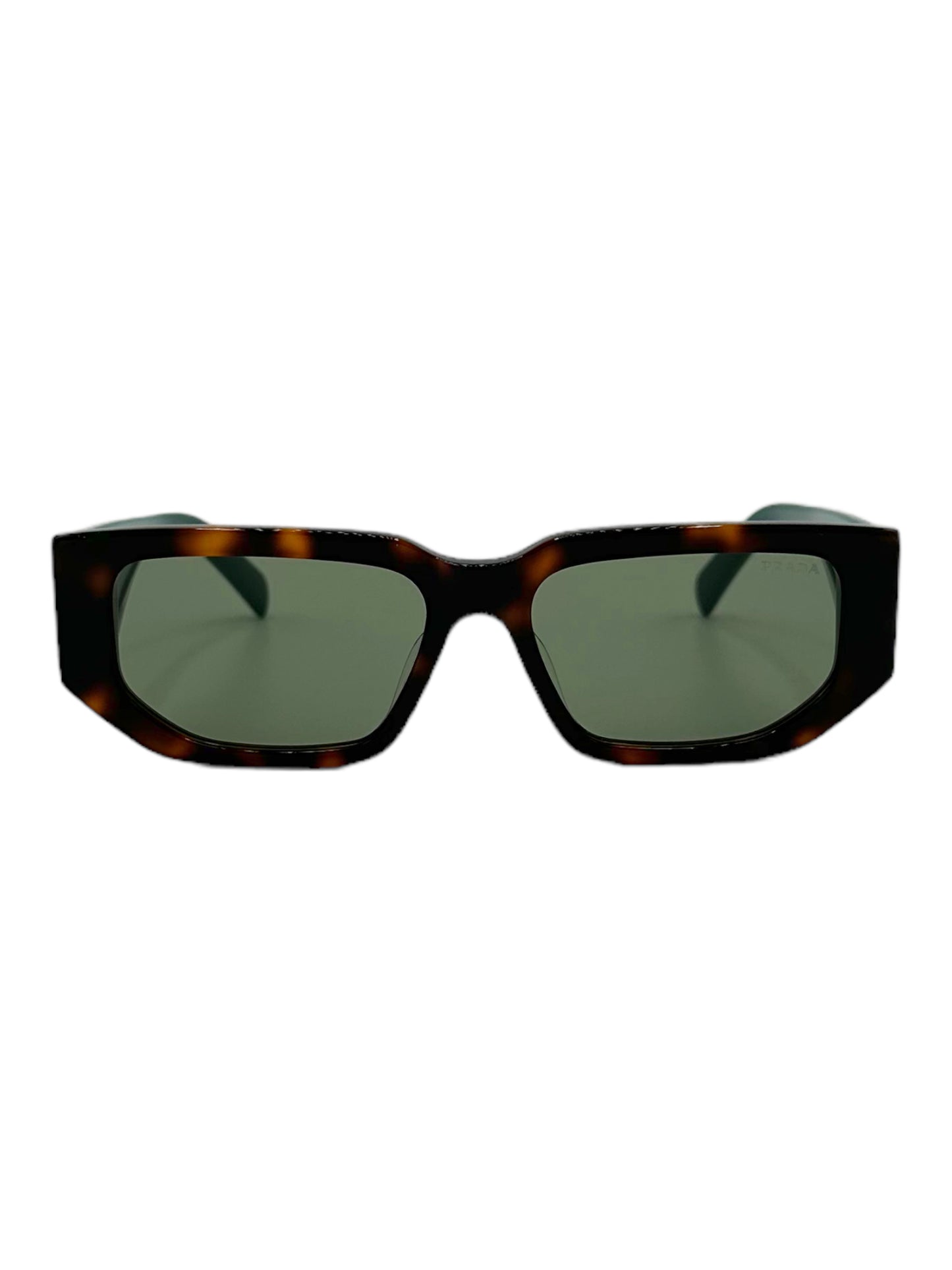 Prada Tortoise Emerald SPR 09Z Sunglasses - Genuine Design Luxury Consignment for Men. New & Pre-Owned Clothing, Shoes, & Accessories. Calgary, Canada