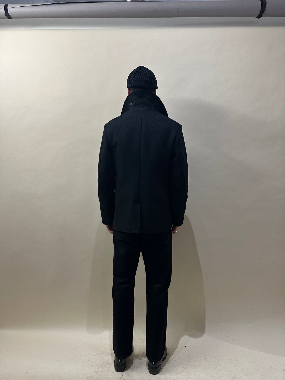 Buzz Rickson x William Gibson Black Melton Wool US Navy Peacoat 40