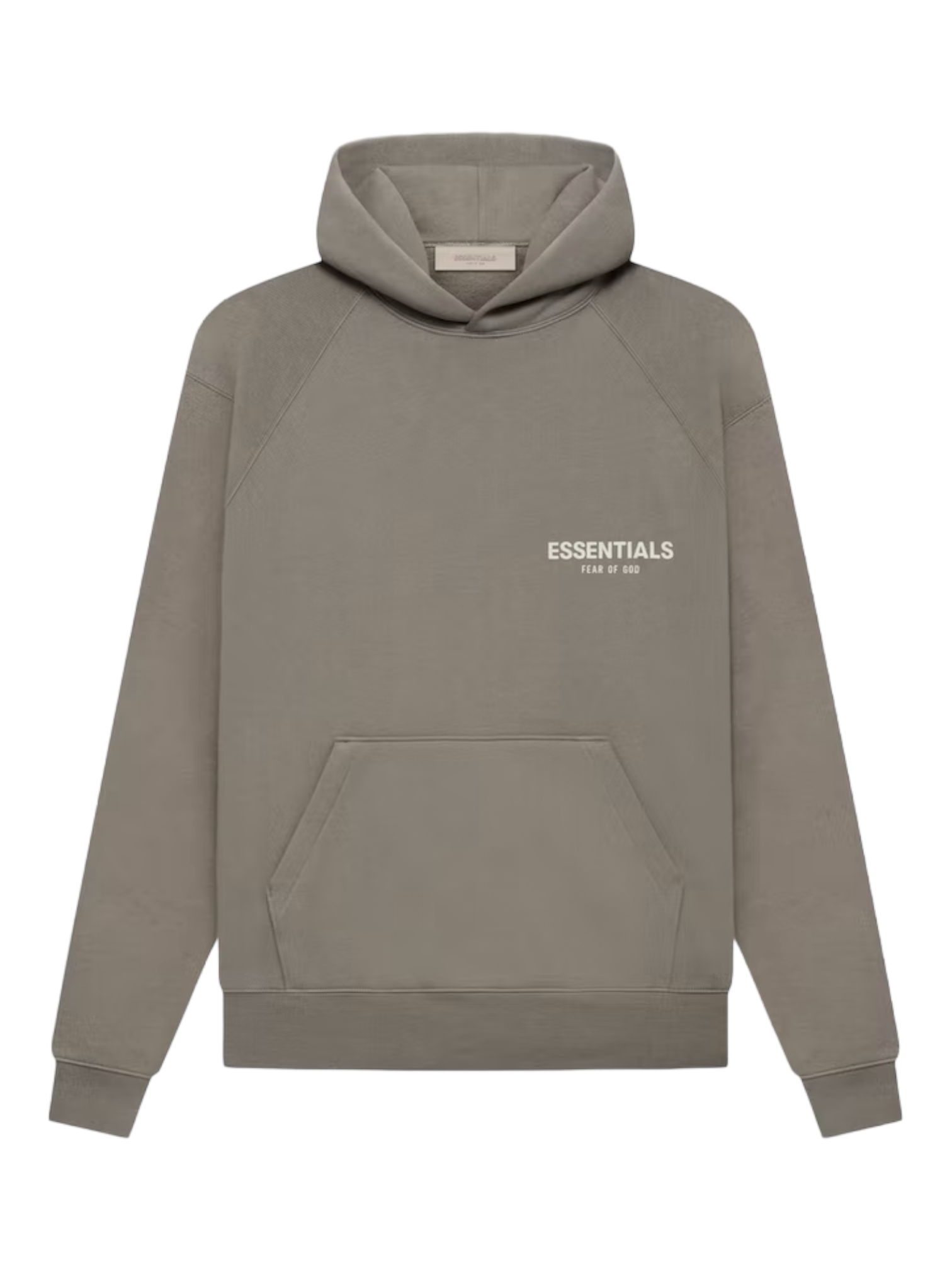 Essentials Fear of God Dark Oatmeal Fleece Hoodie SS22 - Genuine Design Luxury Consignment Calgary, Canada New & Pre-Owned Authentic Clothing, Shoes, Accessories.