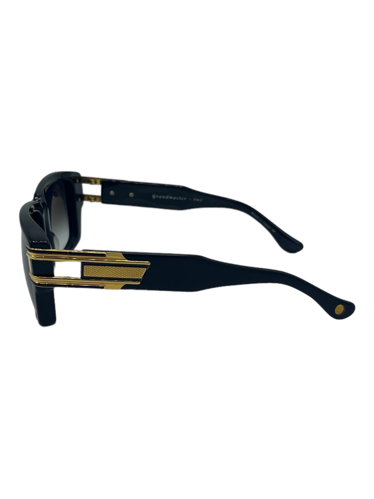 Dita Black And Gold 'Grandmaster-Two' Sunglasses – Genuine Design