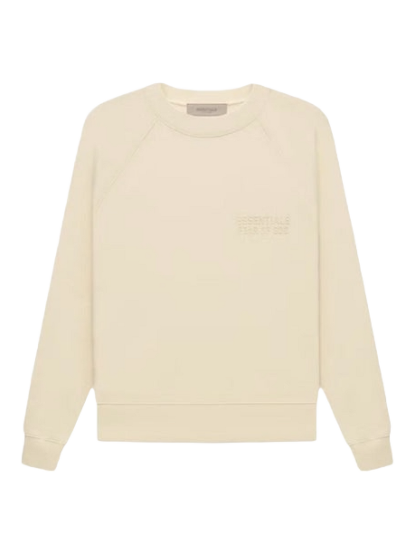 Essentials Fear of God Eggshell Fleece Crewneck Sweater FW22 — Genuine Design Luxury Consignment for Men. New & Pre-Owned Clothing, Shoes, & Accessories. Calgary, Canada