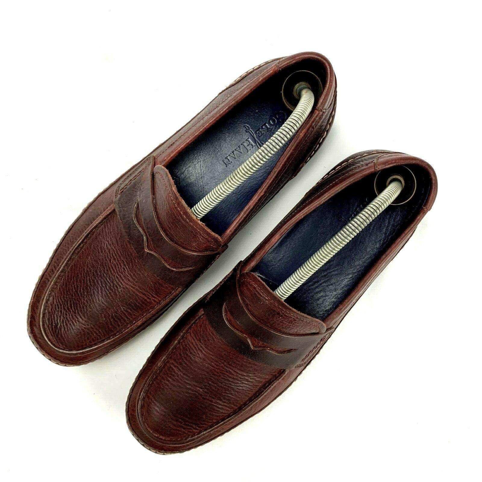 Cole haan 2025 brown leather loafers