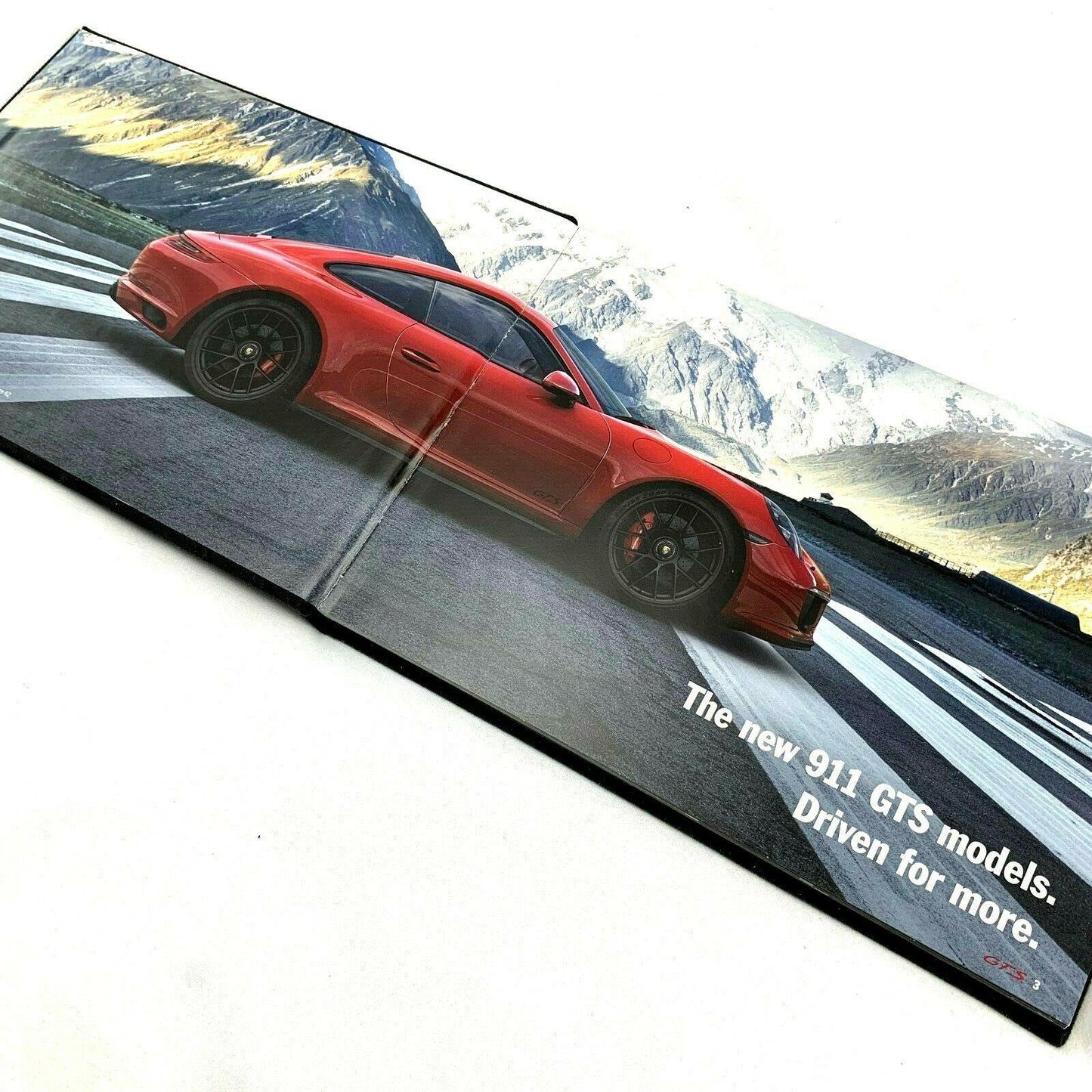 Porsche 911 GTS 2018 Car Info Manual Coffee Table Book Black Full Specs Catalog - Genuine Design Luxury Consignment